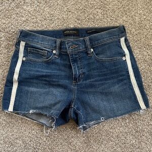 Banana Republic Blue Denim Shorts with White Accents